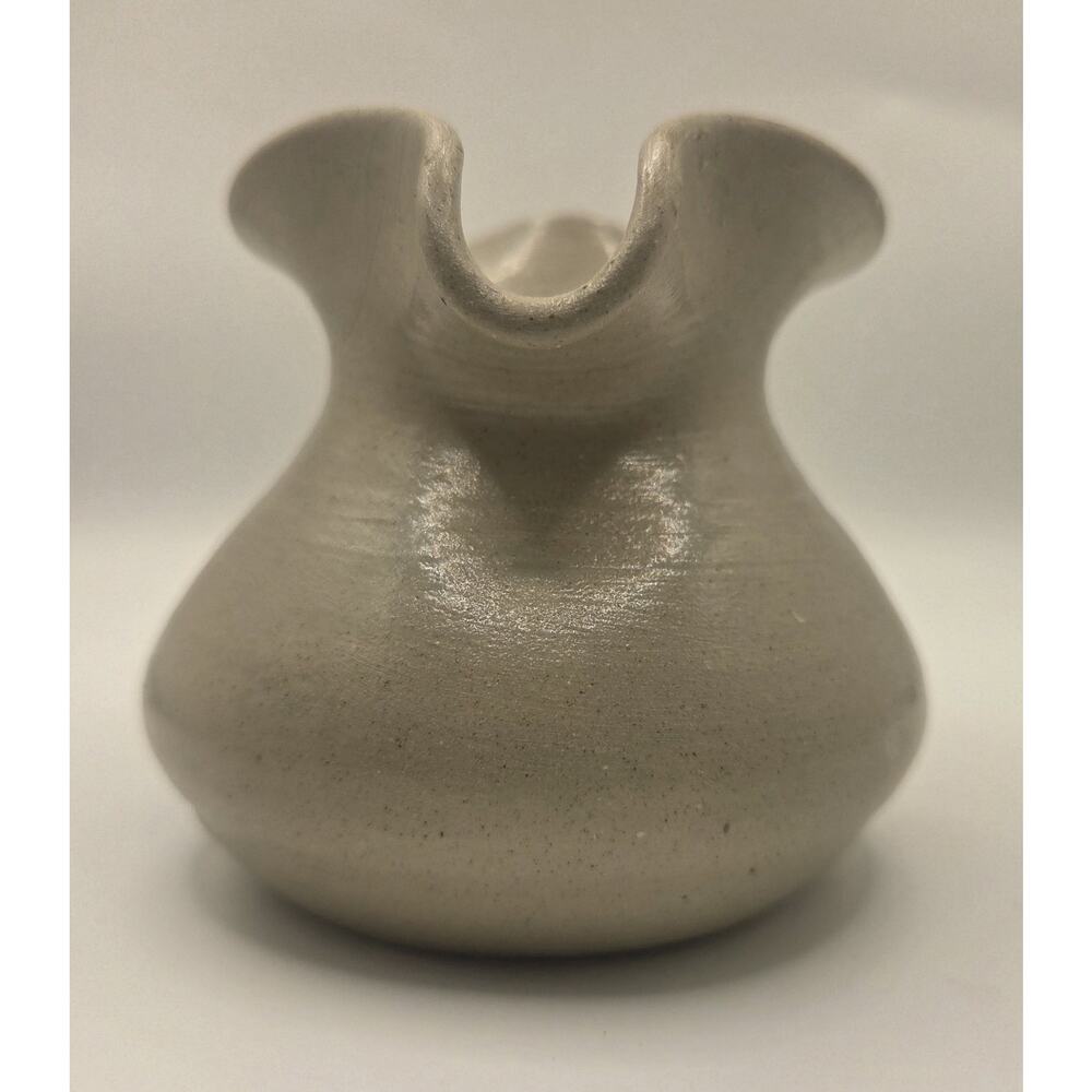 Williamsburg Pottery Salt Glazed Stoneware Mini Pitcher Vase - Hand Painted Coba - Picture 2 of 6